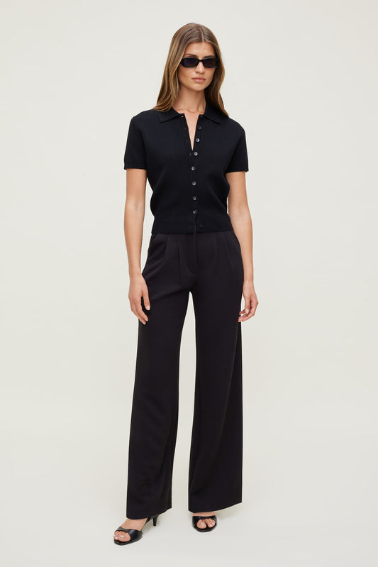 Alex Anywear Wide Leg Pants Black - Dynamite