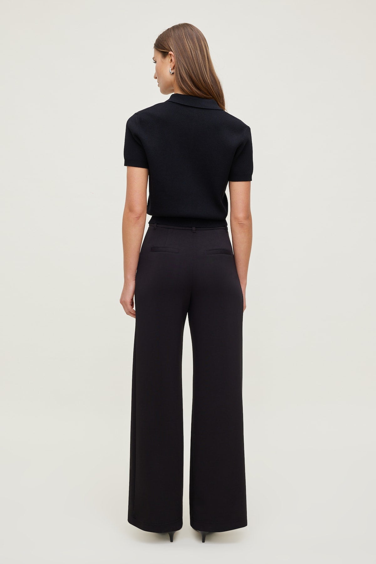 Alex Anywear Wide Leg Pants Black - Dynamite