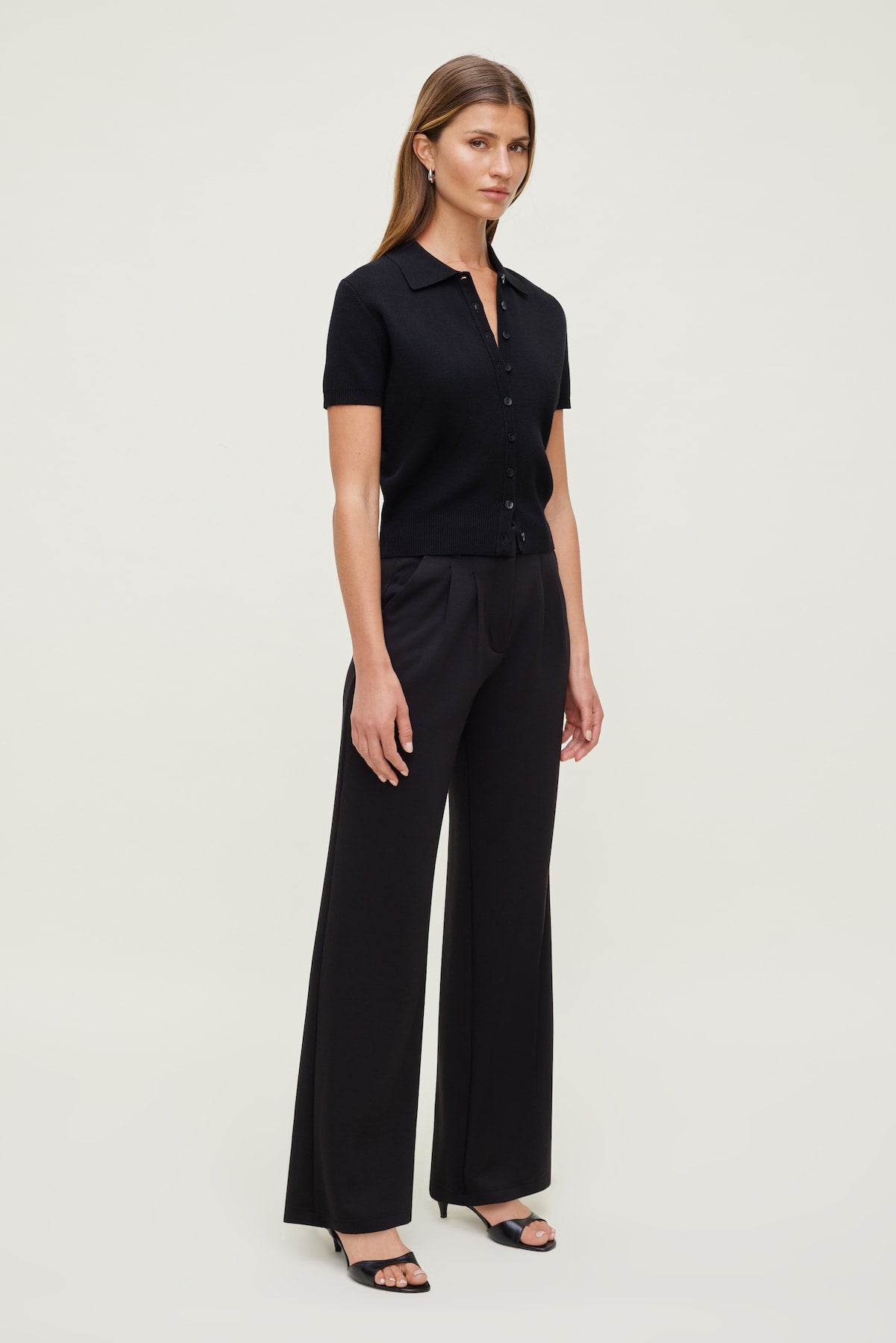 Alex Anywear Wide Leg Pants Black - Dynamite