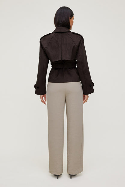 Alex Airflow Wide Leg Pants Beige - Dynamite