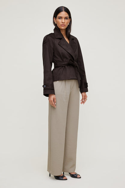 Alex Airflow Wide Leg Pants Beige - Dynamite