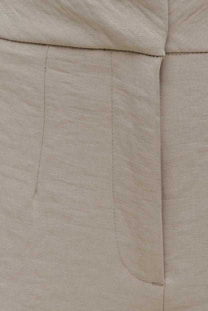 Yasmin Airflow Straight Leg Pants Beige - Dynamite