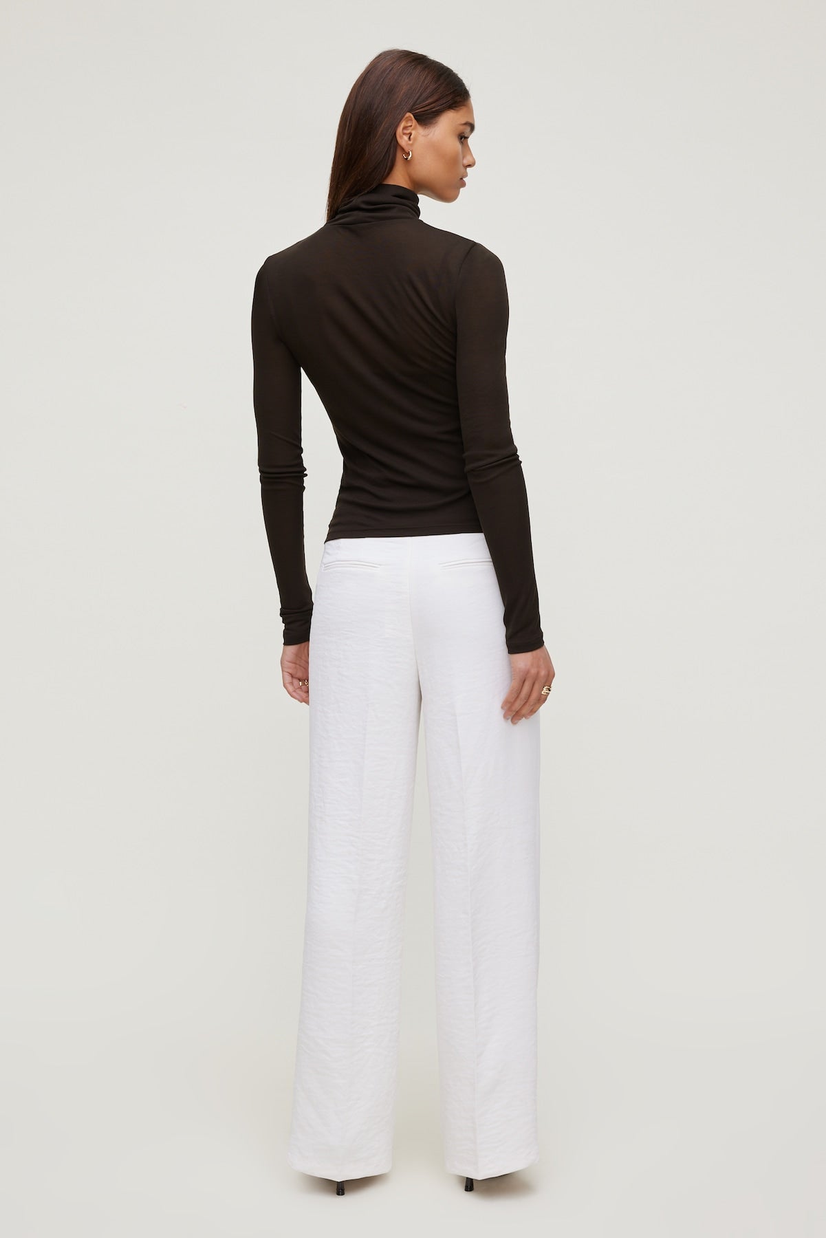 Yasmin Airflow Straight Leg Pants White - Dynamite