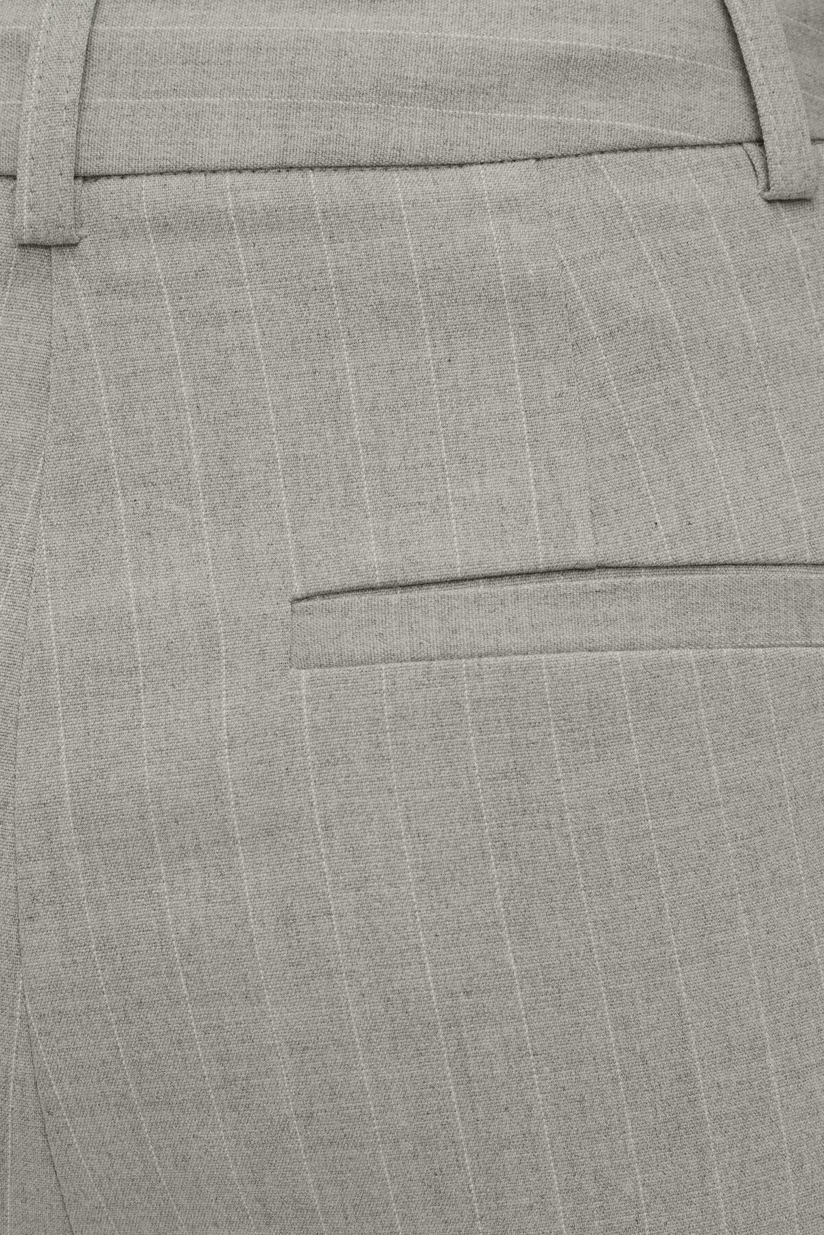 Alex Pinstripe Wide Leg Pants Gray - Dynamite
