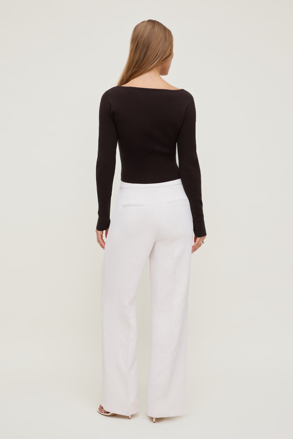 Yasmin Airflow Straight Leg Pants Beige - Dynamite