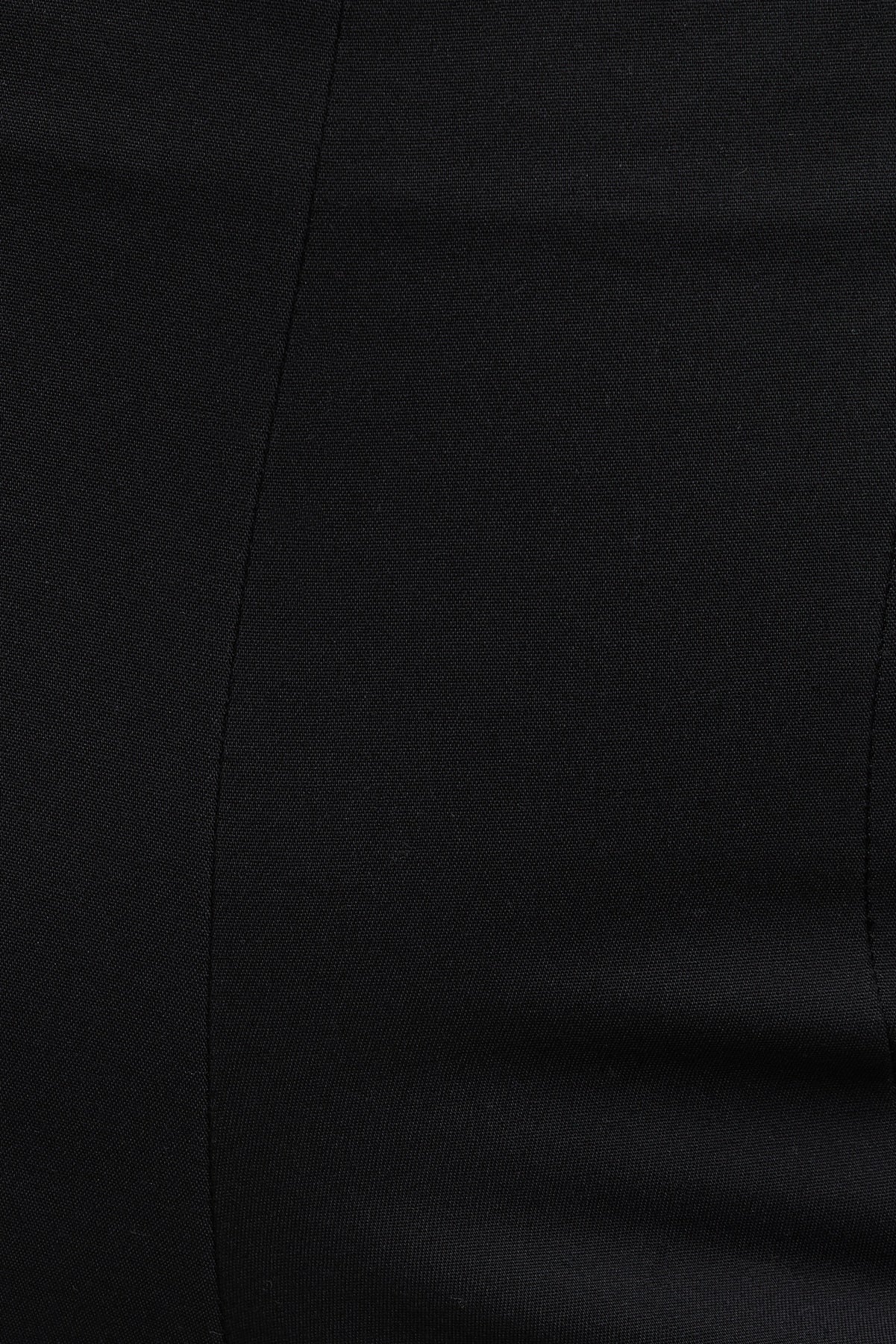High Rise Slim Bootcut Pants Black - Dynamite