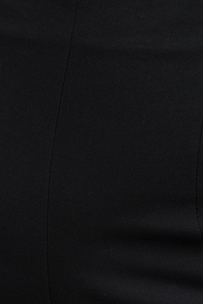 High Rise Slim Bootcut Pants Black - Dynamite