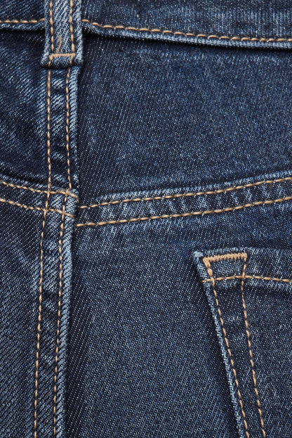 Stretch High Rise Slim Capri Jeans Blue - Dynamite