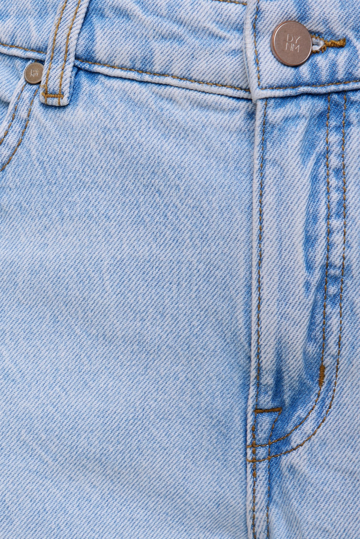 Mika Mid Rise Relaxed Straight Leg Jeans Blue - Dynamite