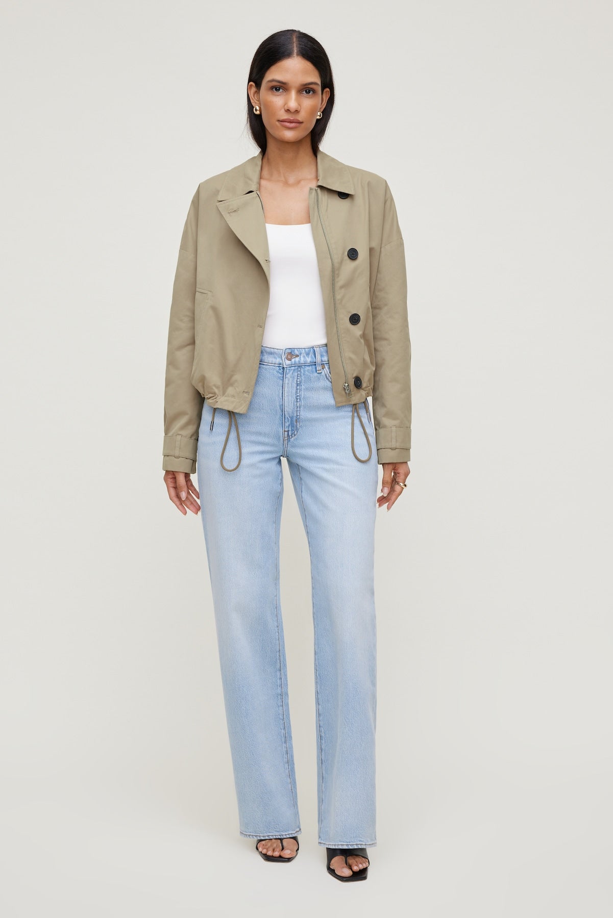 Heidi High Rise Wide Leg Jeans Blue - Dynamite