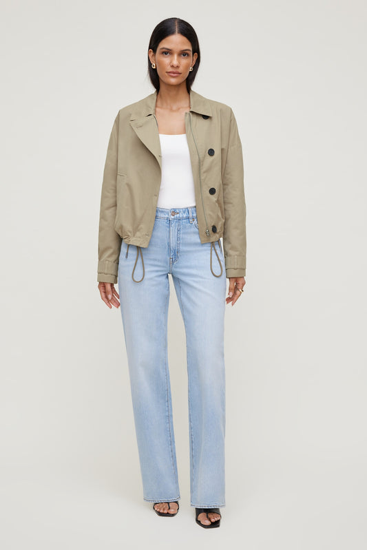 Heidi High Rise Wide Leg Jeans Blue - Dynamite