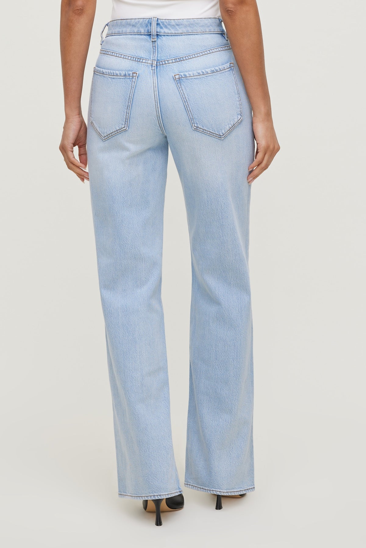 Heidi High Rise Wide Leg Jeans Blue - Dynamite