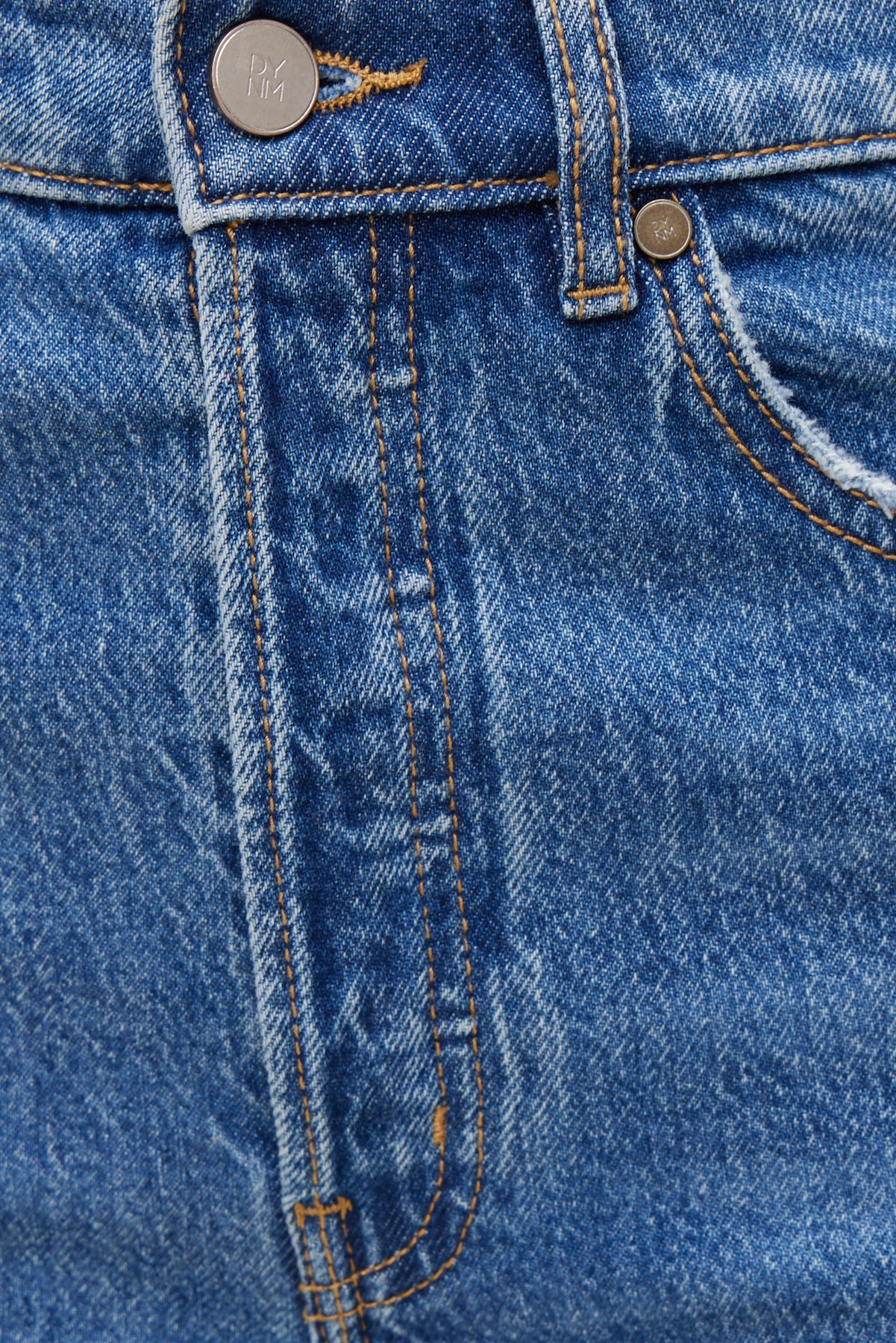 Olivia High Rise Straight Leg Jeans Blue - Dynamite
