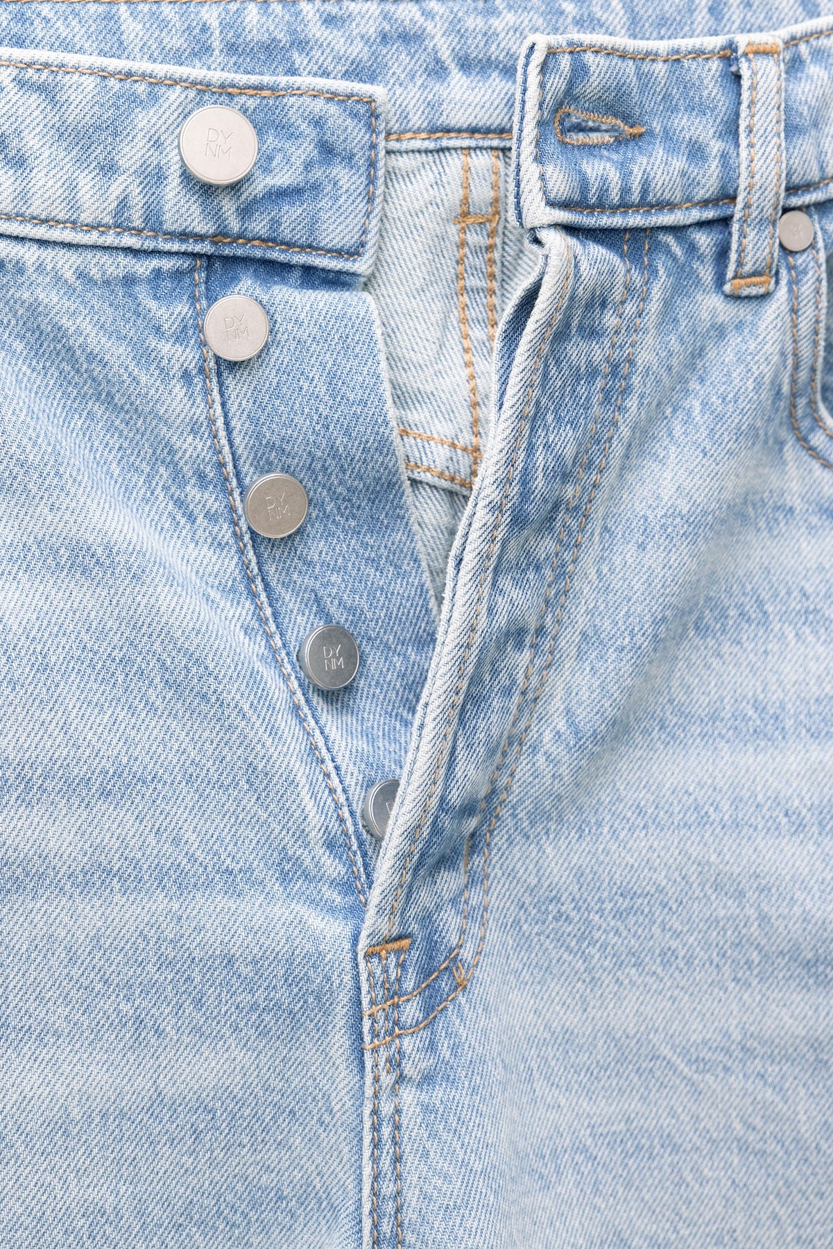 Olivia High Rise Straight Leg Jeans Blue - Dynamite