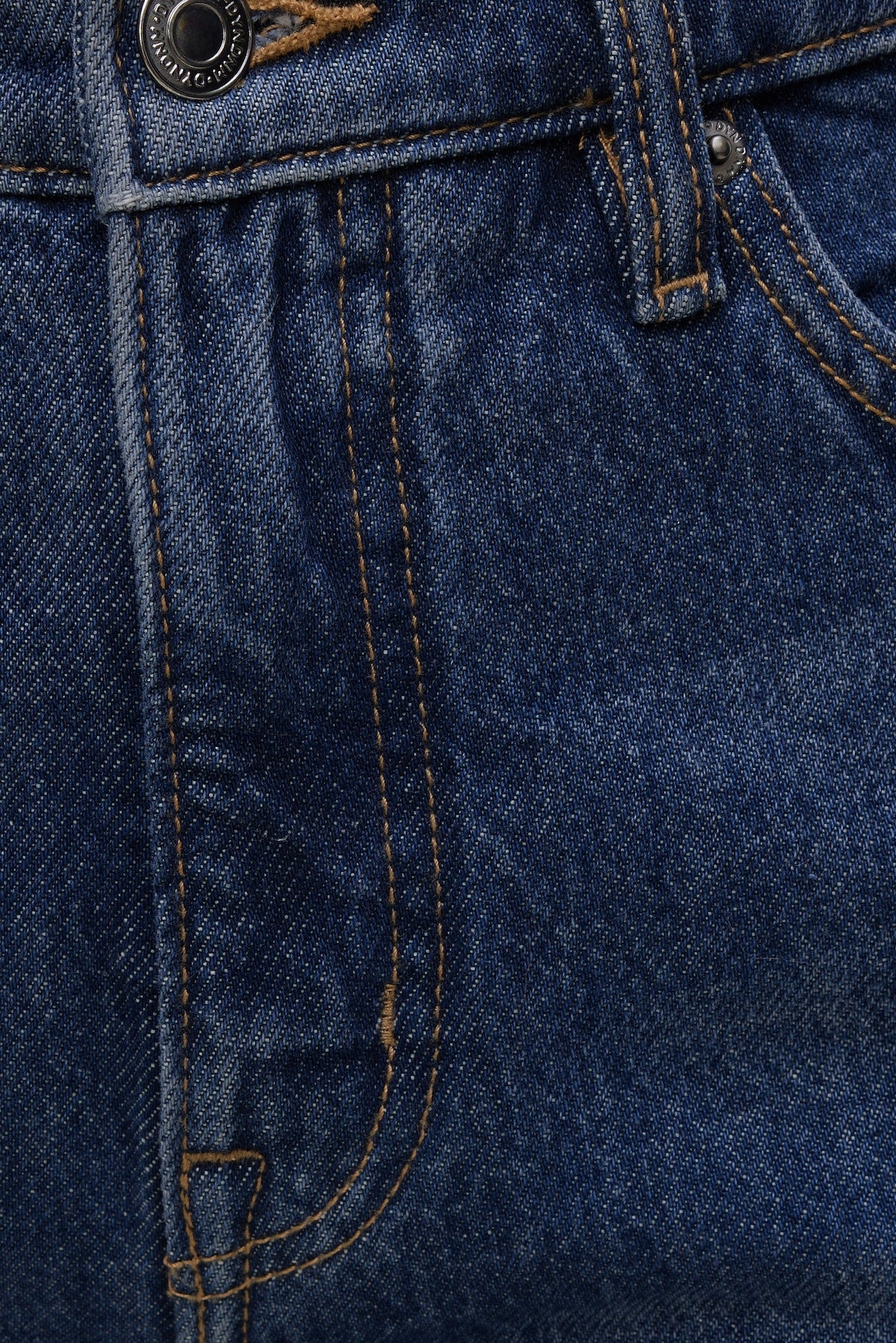 Cara High Rise Straight Leg Jeans Blue - Dynamite
