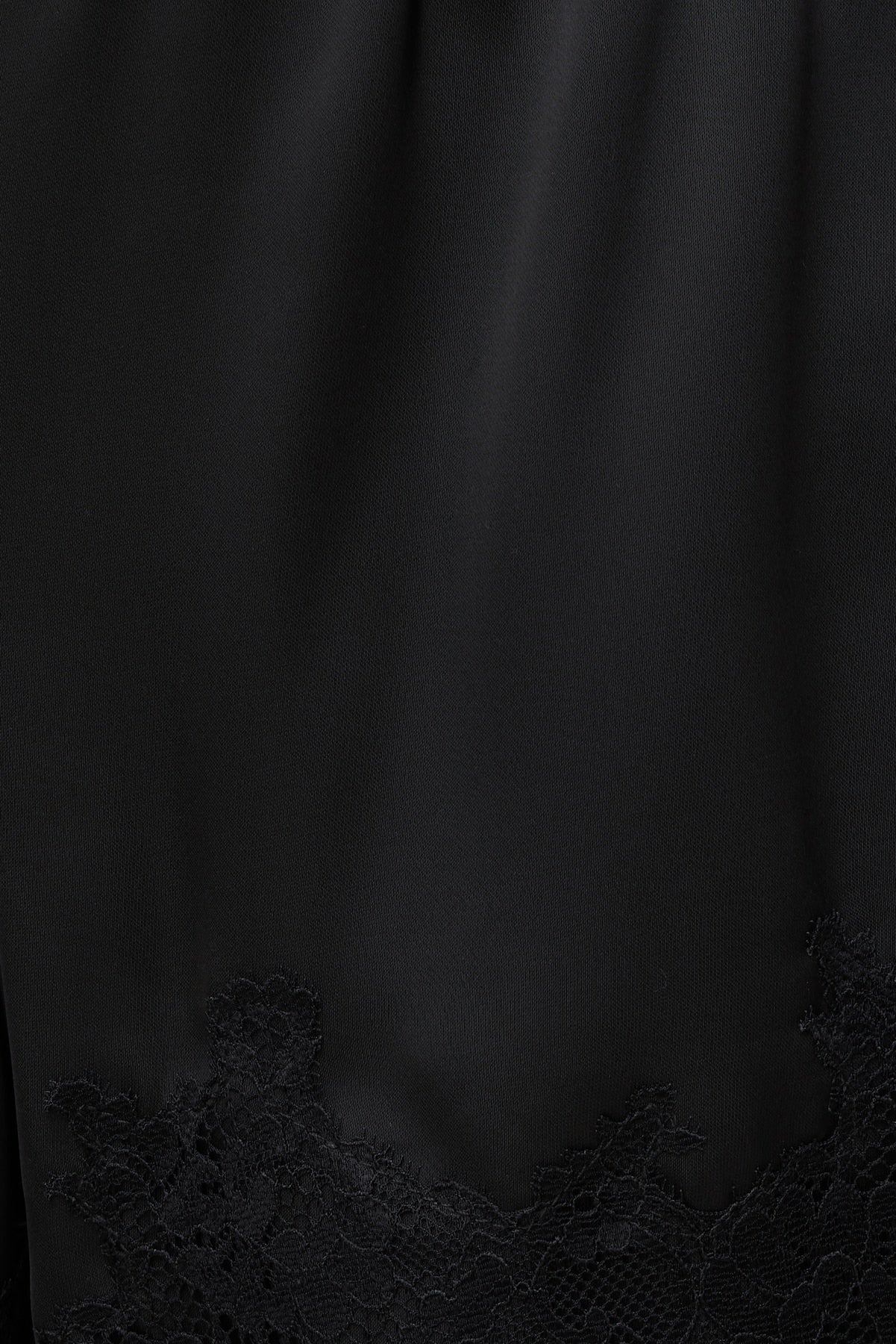 Lace Satin Shorts Black - Dynamite