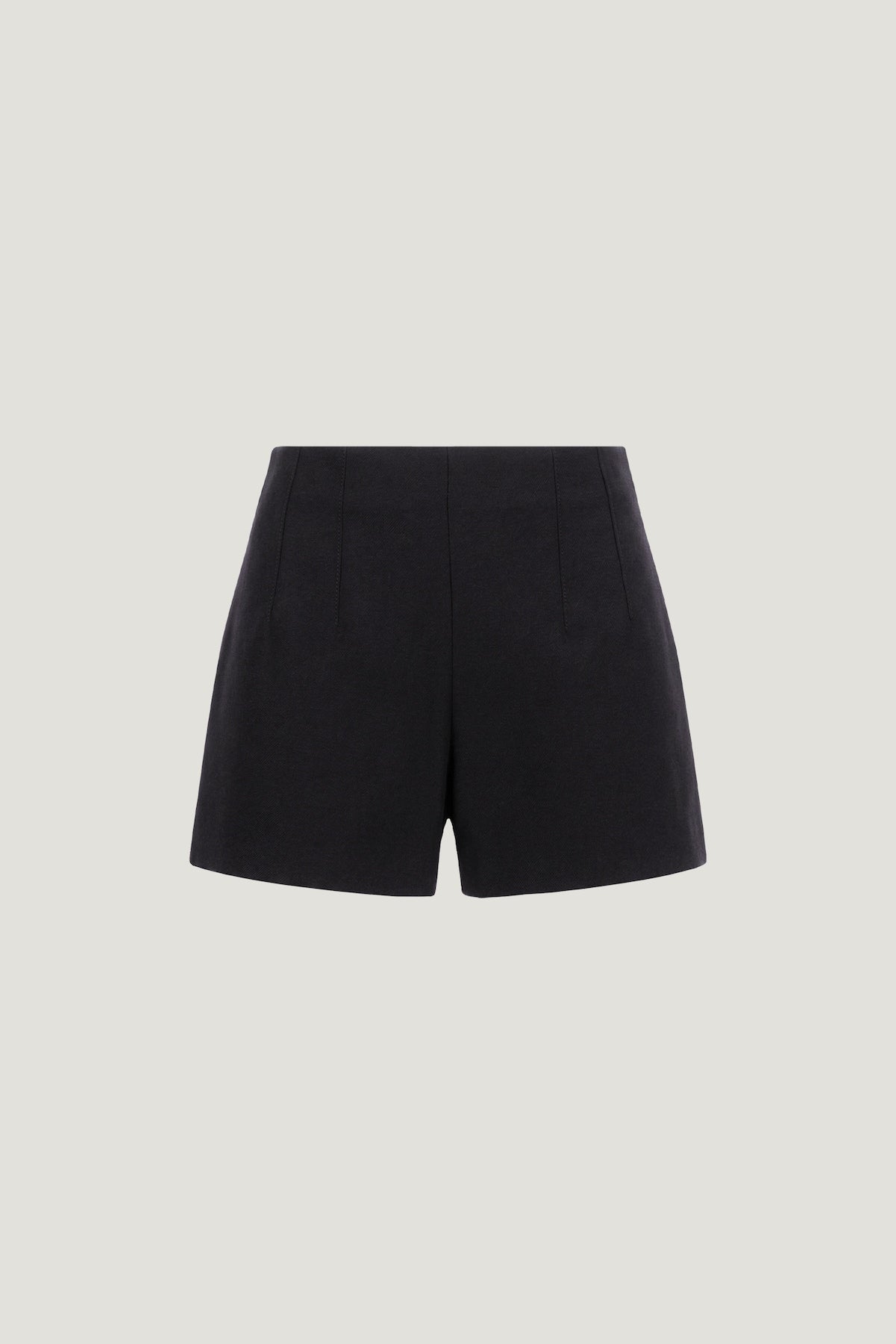 Ultra High Rise A Line Shorts Black - Dynamite