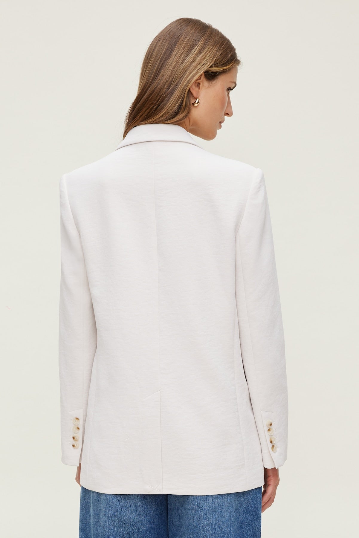 Airflow Relaxed Blazer Beige - Dynamite
