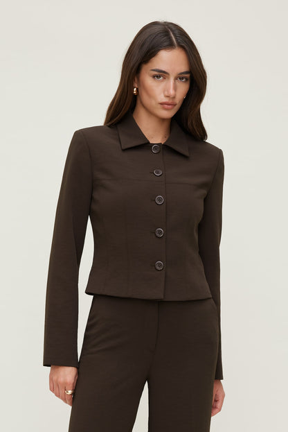 Charlotte Airflow Jacket Brown - Dynamite