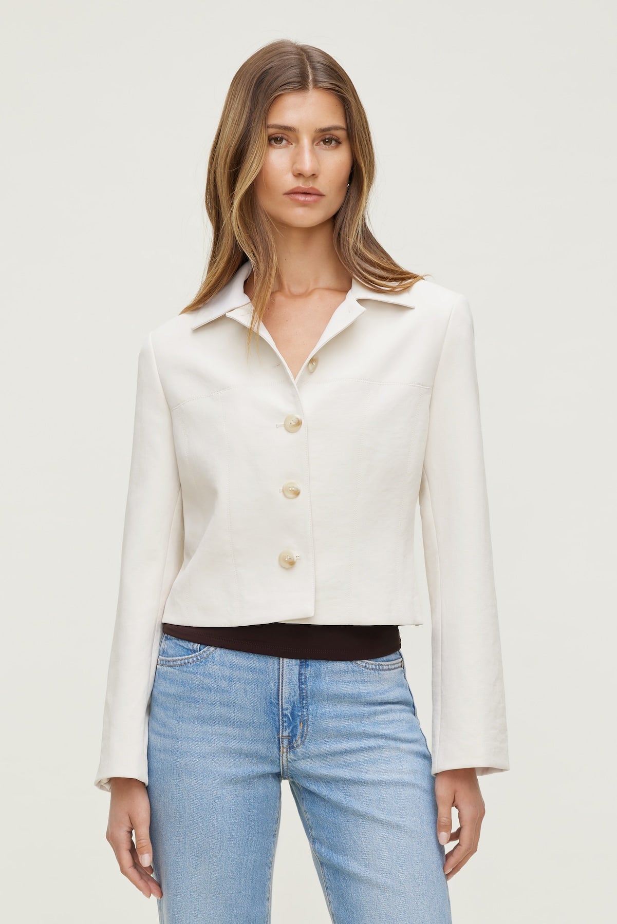 Charlotte Airflow Jacket Beige - Dynamite