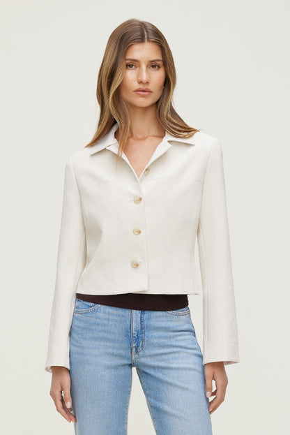 Charlotte Airflow Jacket Beige - Dynamite