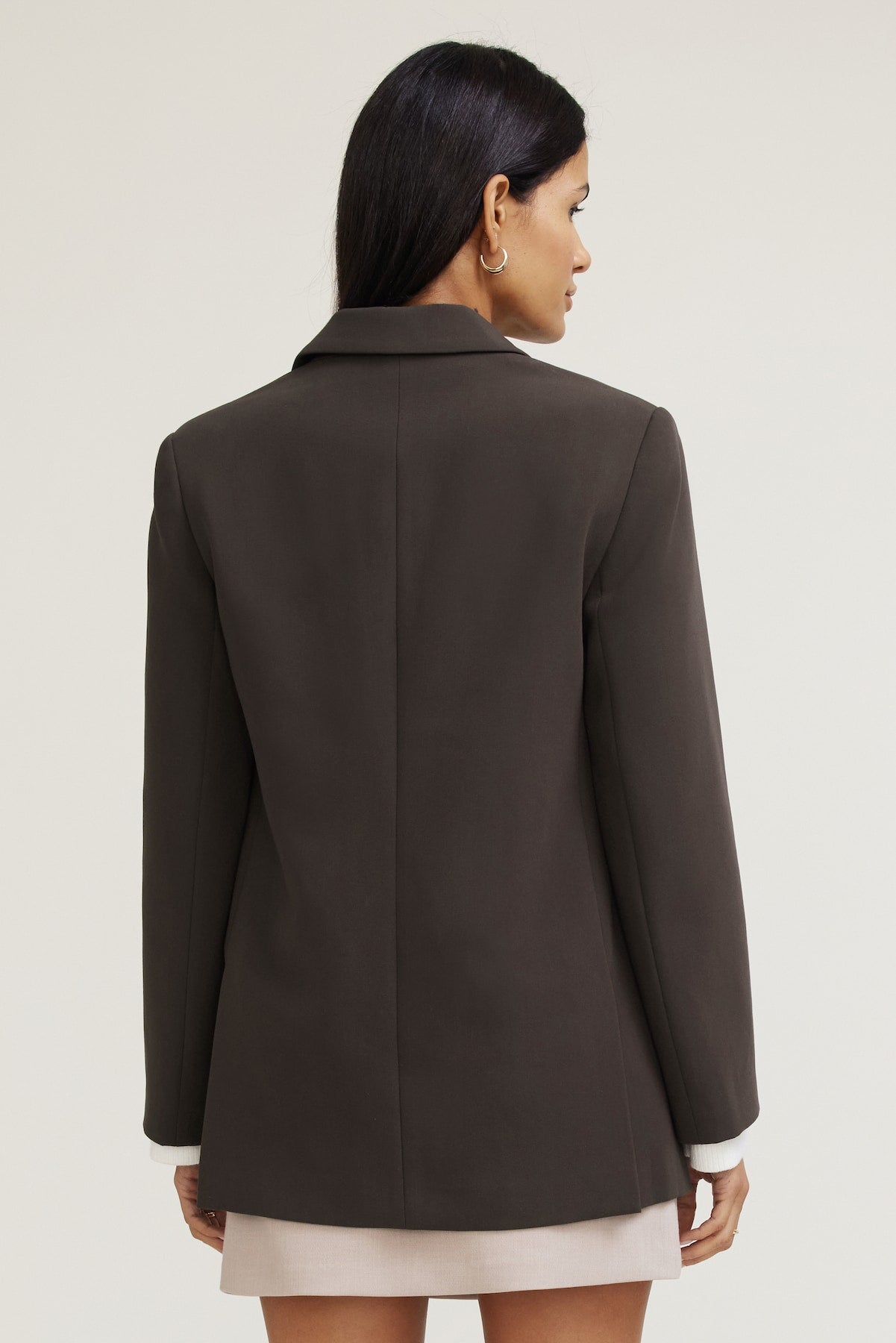 Noa Oversized Blazer Brown - Dynamite