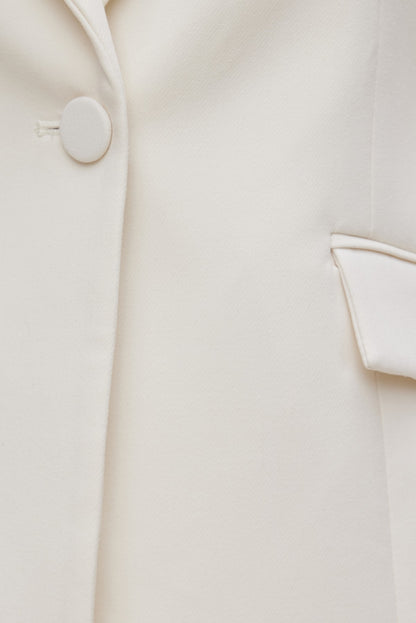 Anna Cinched Blazer Beige - Dynamite
