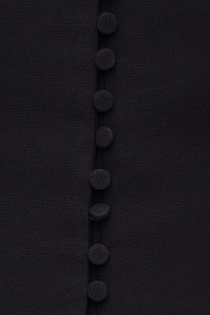 Plunge Small Button Blazer Black - Dynamite