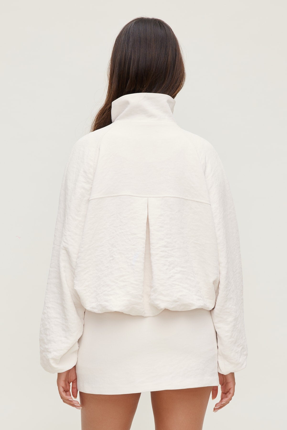 High Neck Airflow Anorak White - Dynamite