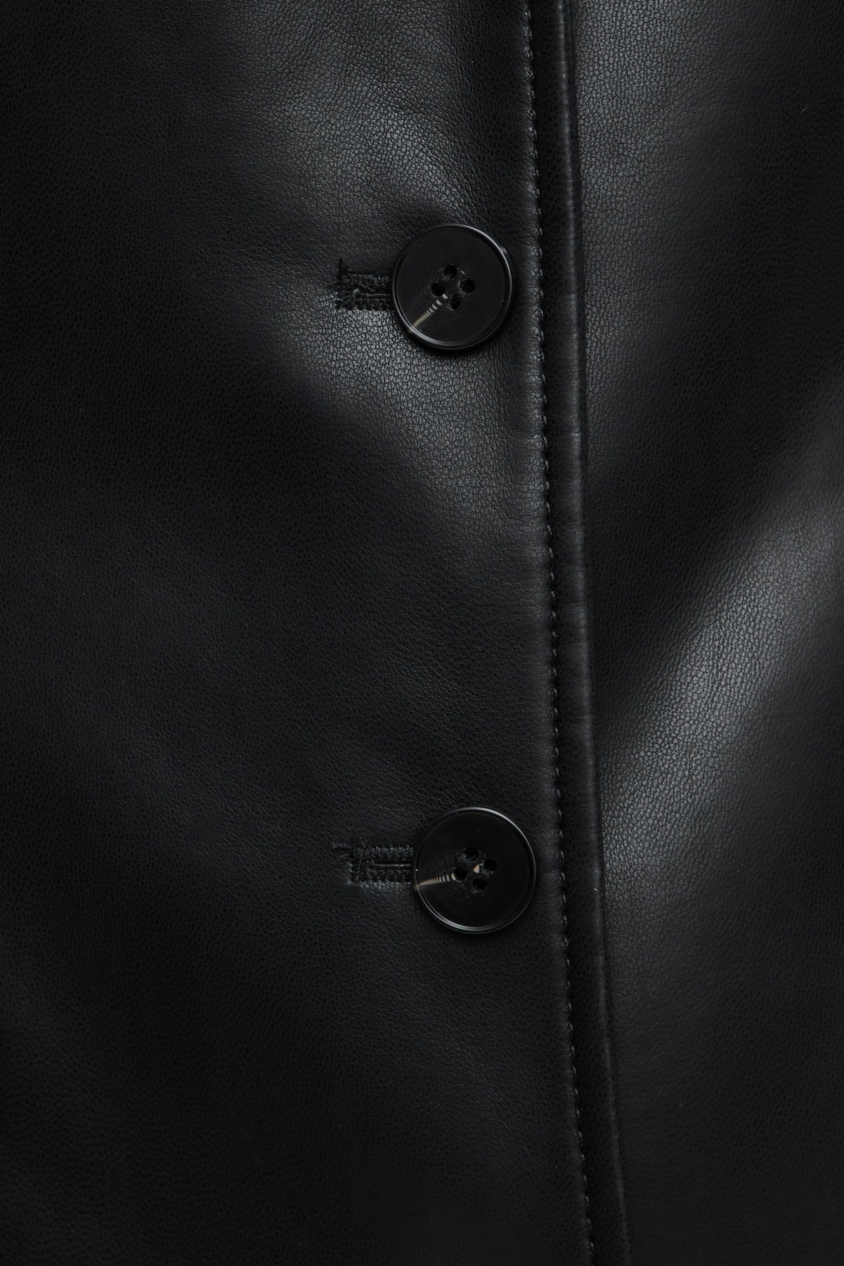 Faux Leather Trench Coat Black - Dynamite