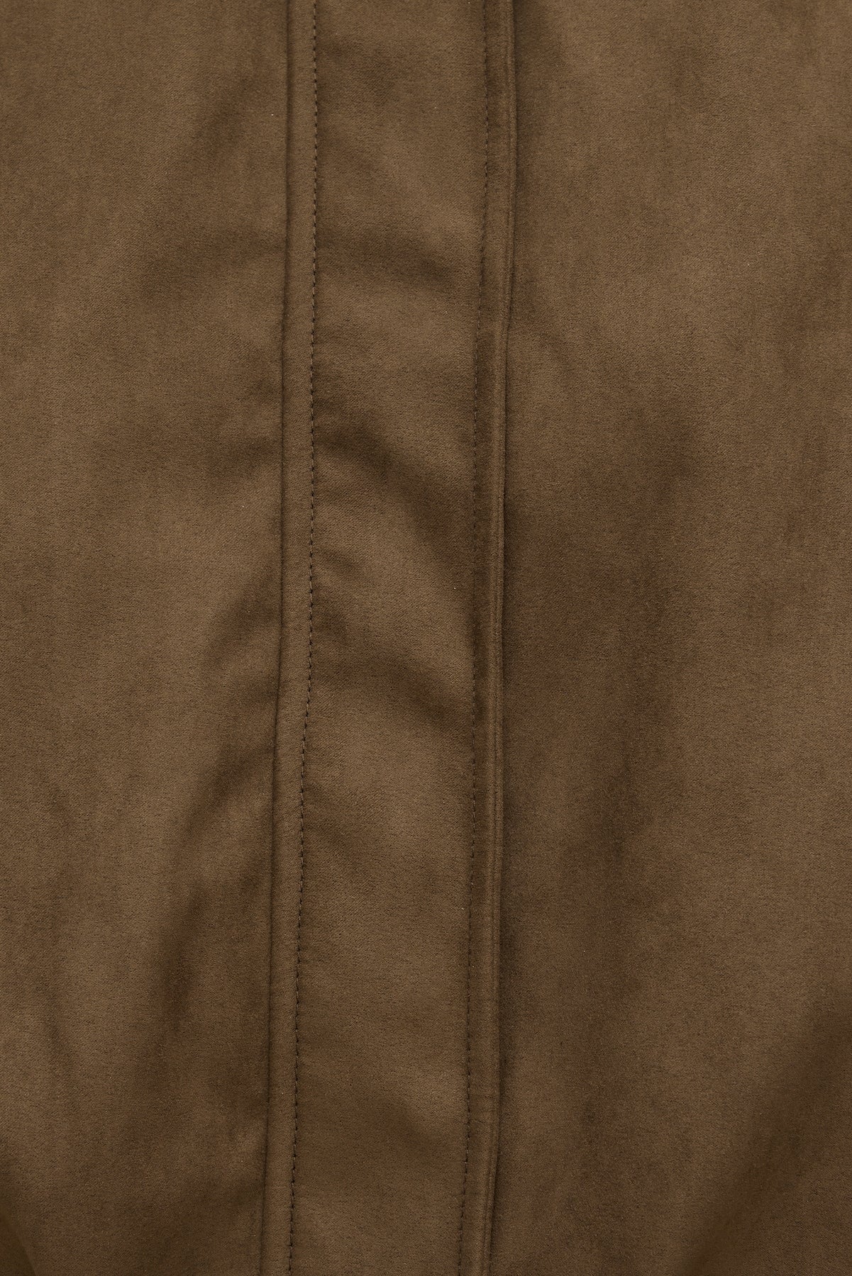 Balloon Faux Suede Jacket Brown - Dynamite