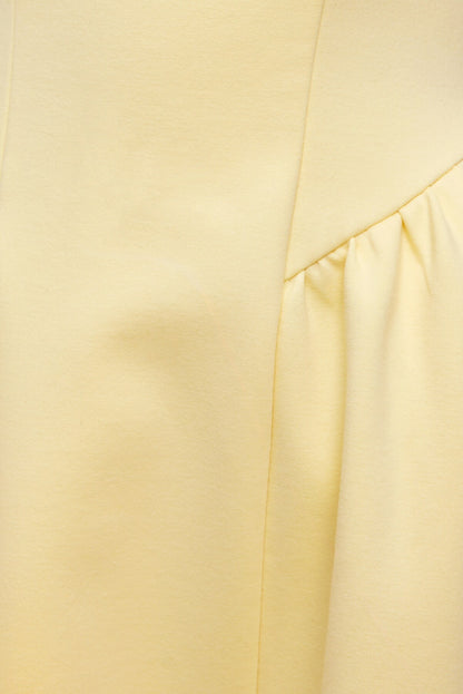 Irina Ponte Midi Dress Yellow - Dynamite