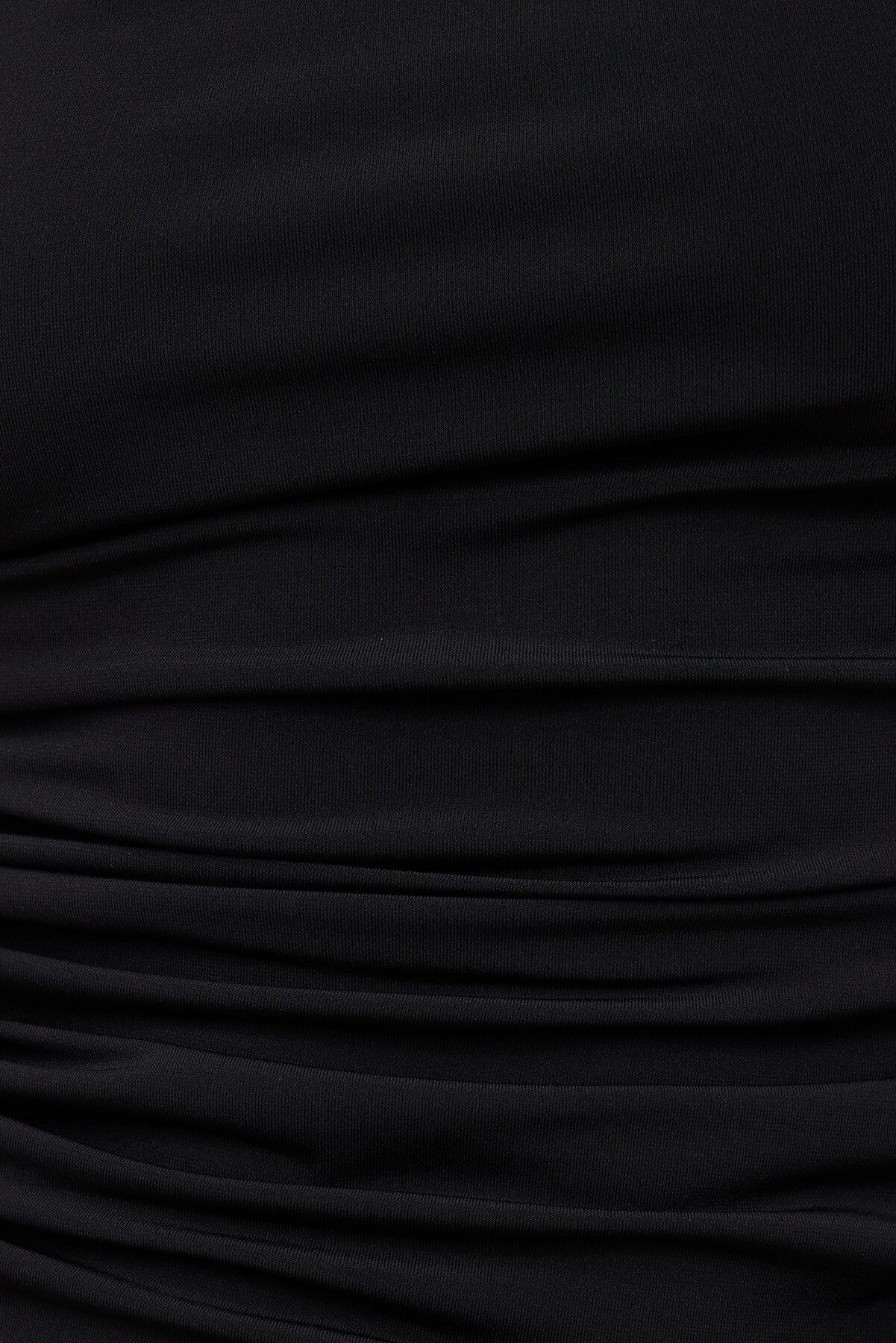 Sculpt Off Shoulder Top Black - Dynamite