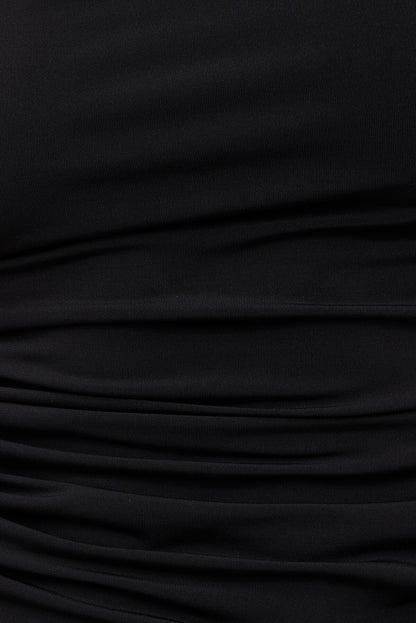 Sculpt Off Shoulder Top Black - Dynamite