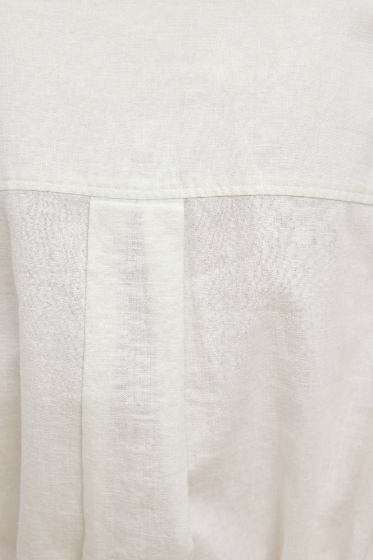 Oversized Linen Shirt White - Dynamite