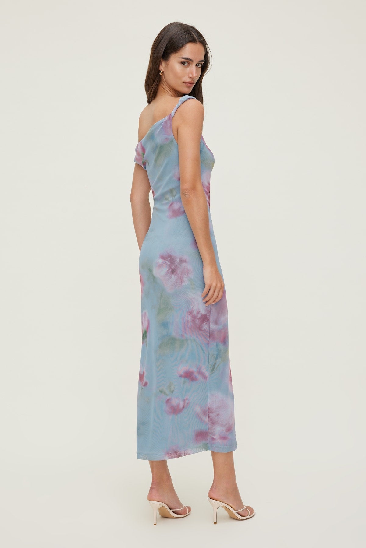 Jayde Mesh Maxi Dress Blue - Dynamite