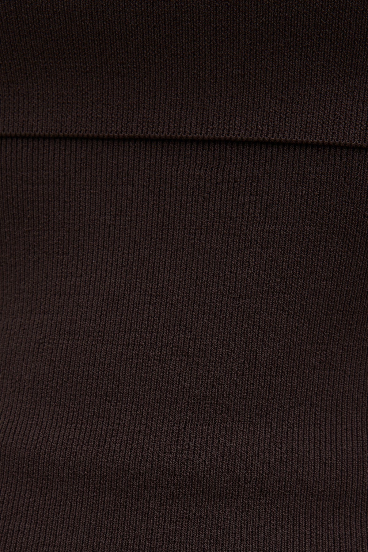 Rib Knit Off Shoulder Sweater Brown - Dynamite