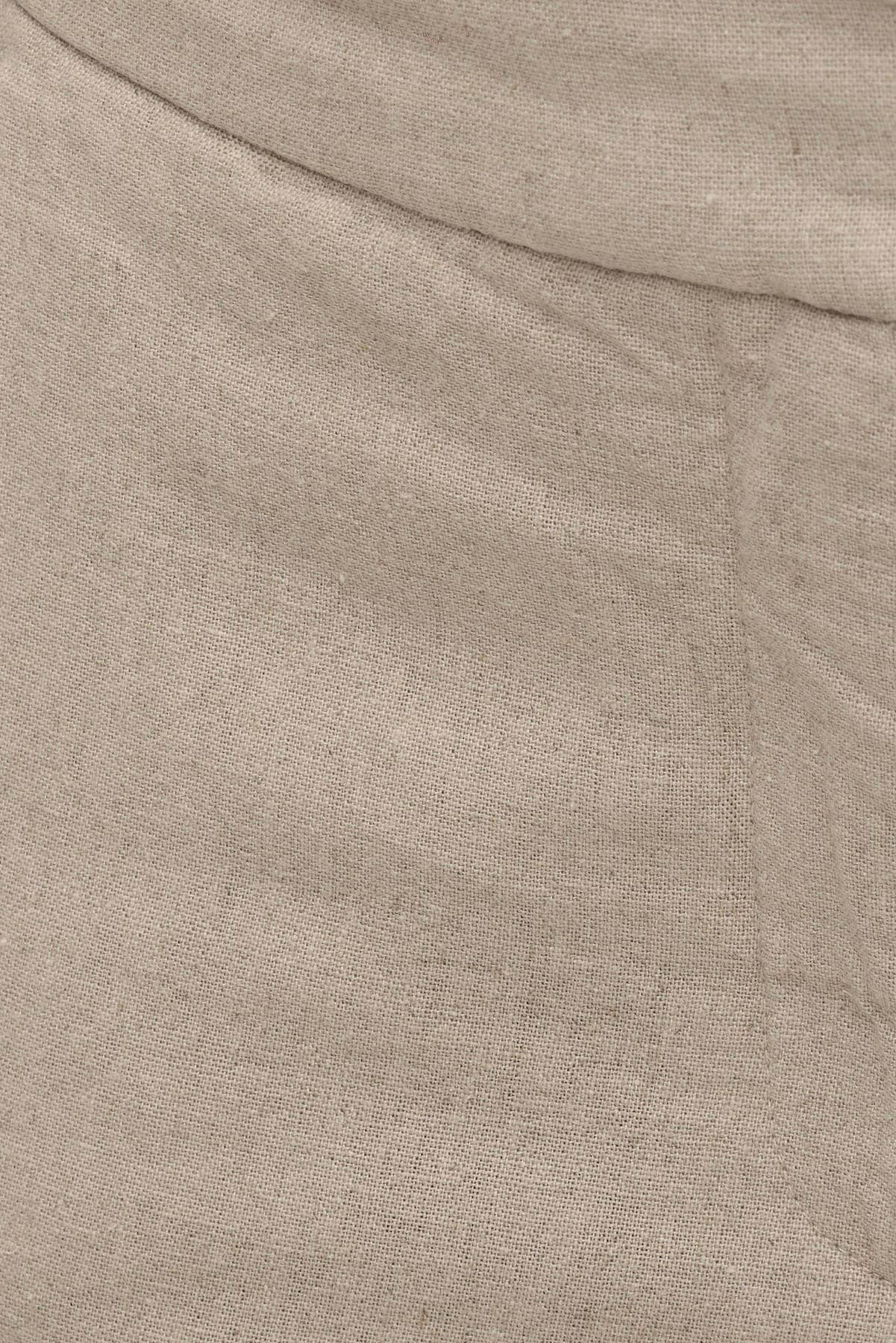 Yasmin Linen Straight Leg Pants Beige - Dynamite