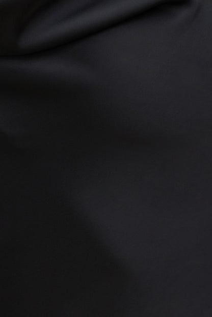 Camila Satin Cowl Halter Neck Blouse Black - Dynamite