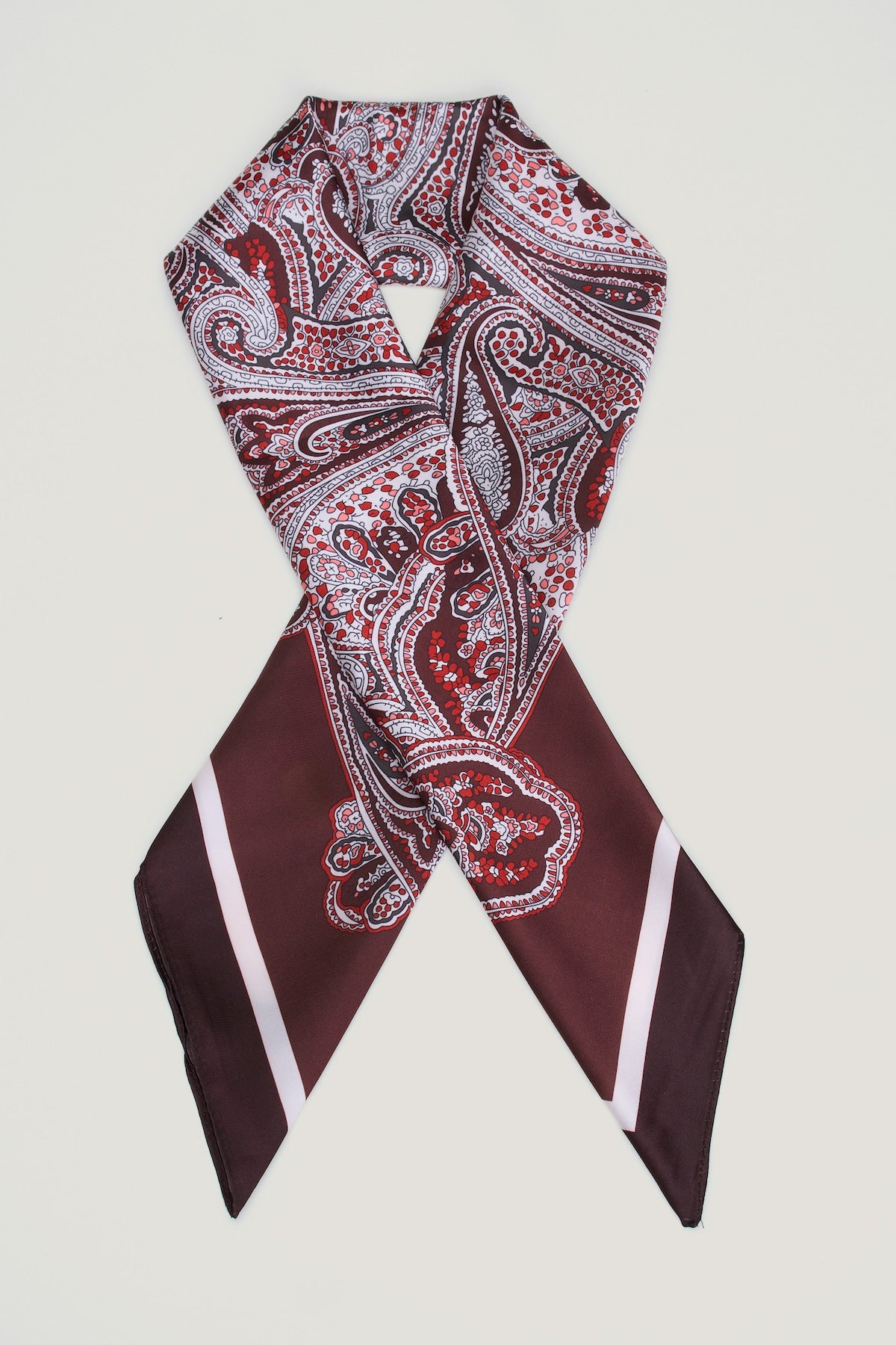 Satin Feel Scarf Red - Dynamite