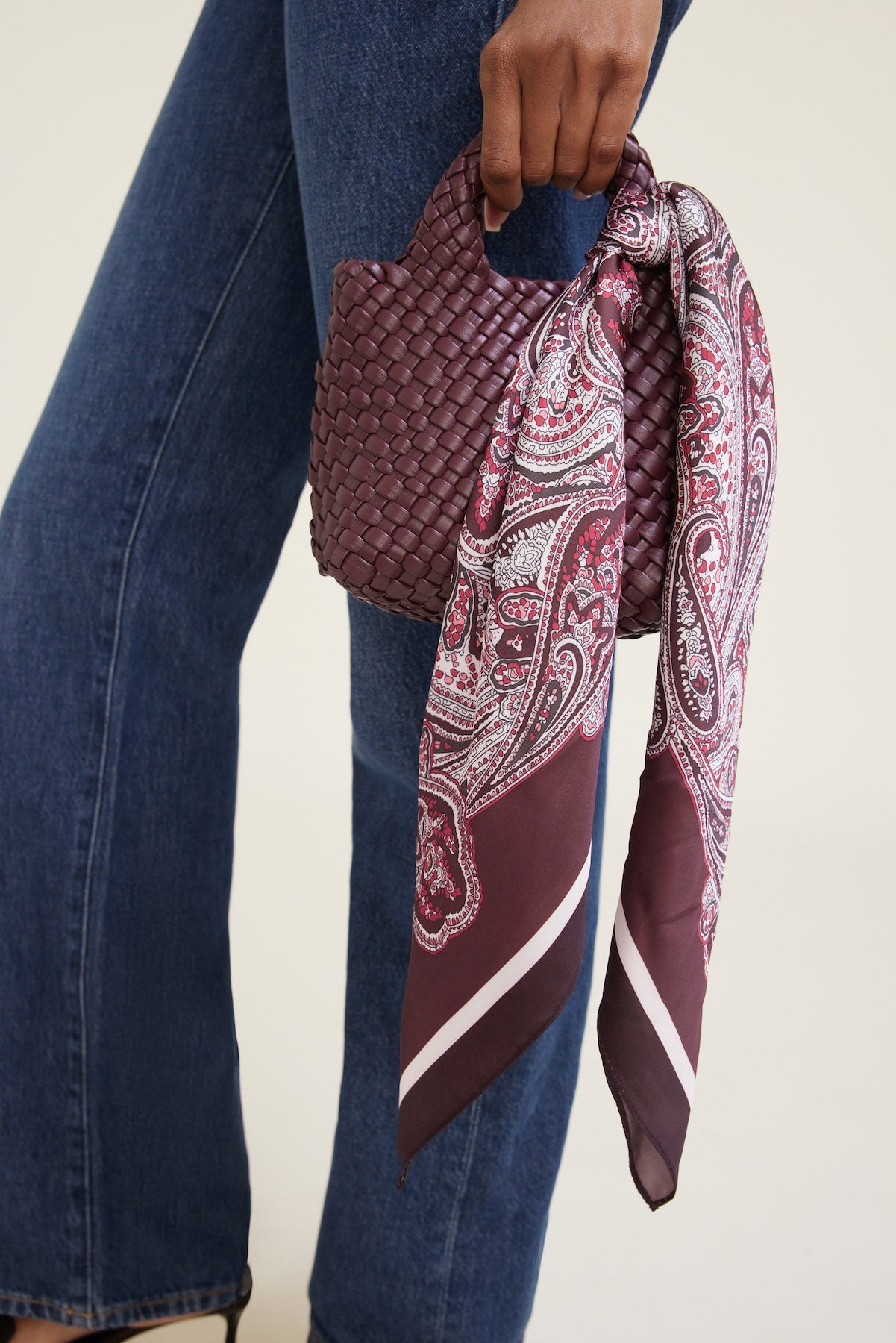 Satin Feel Scarf Red - Dynamite