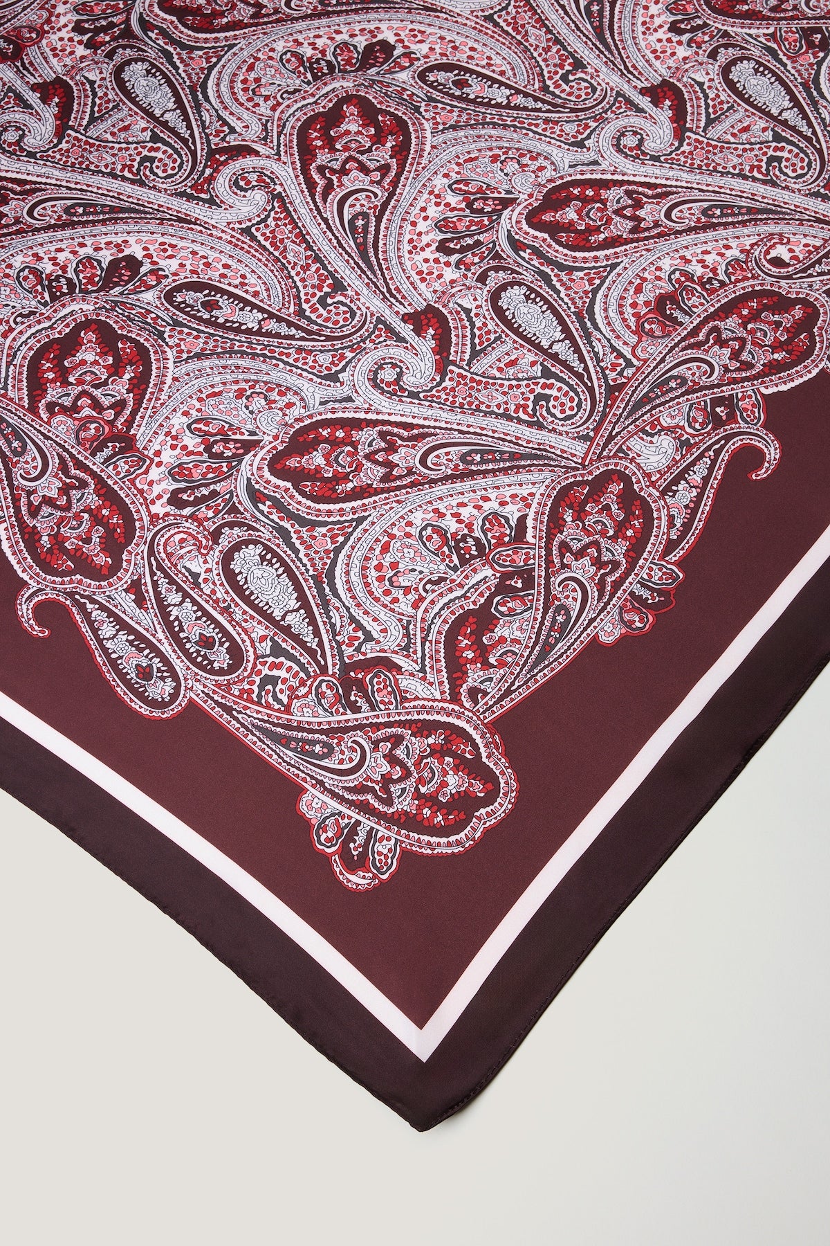 Satin Feel Scarf Red - Dynamite