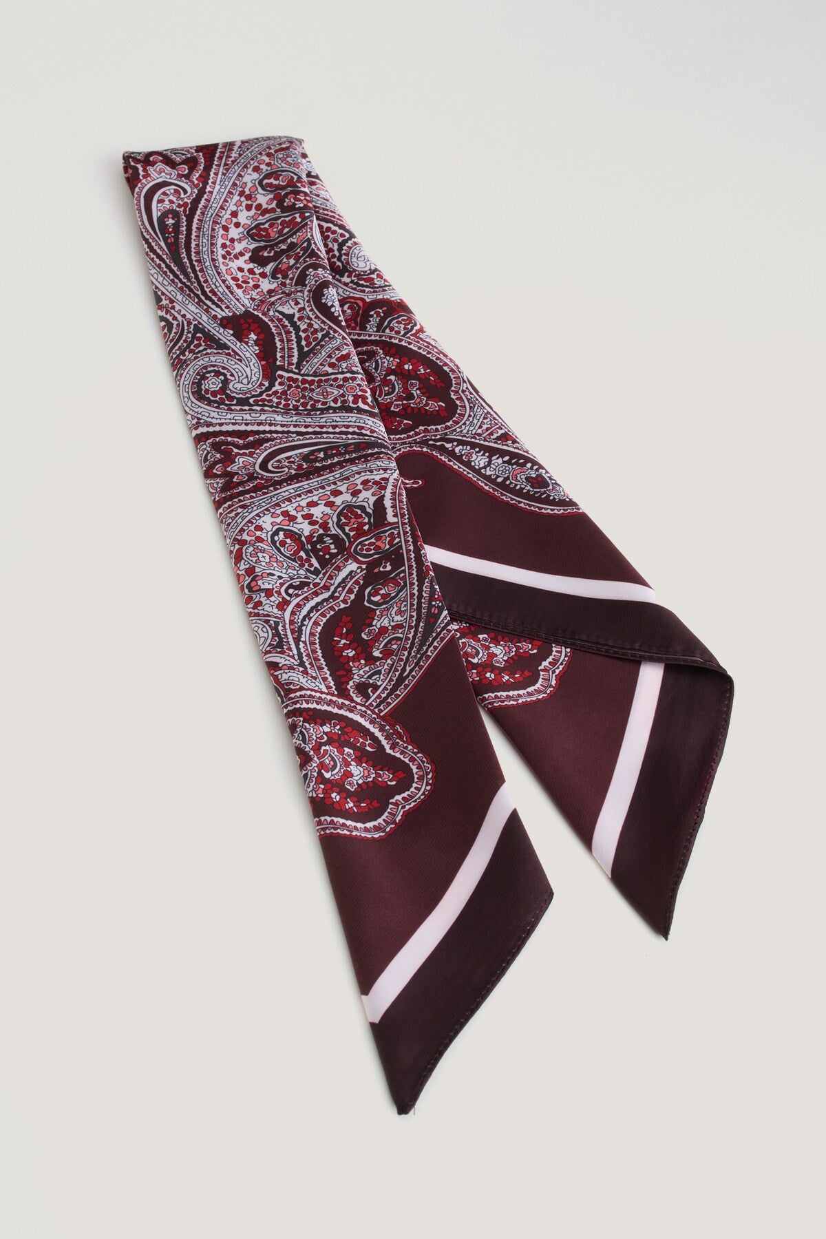 Satin Feel Scarf Red - Dynamite
