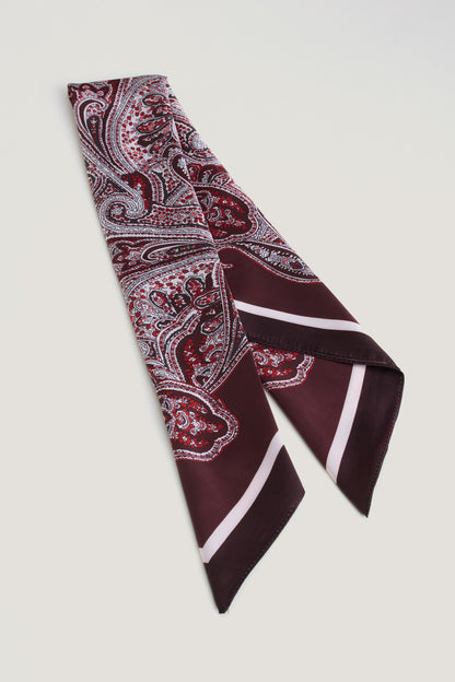 Satin Feel Scarf Red - Dynamite