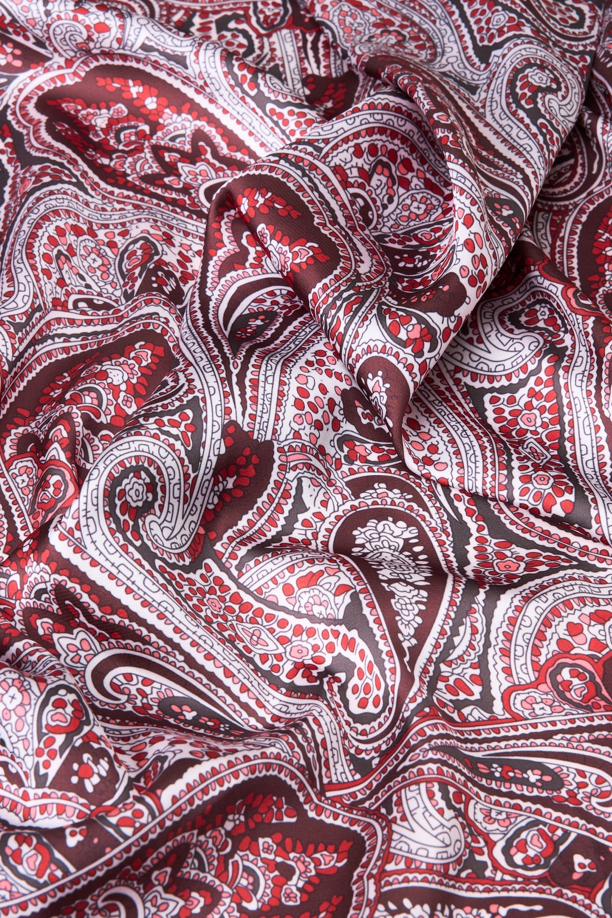 Satin Feel Scarf Red - Dynamite