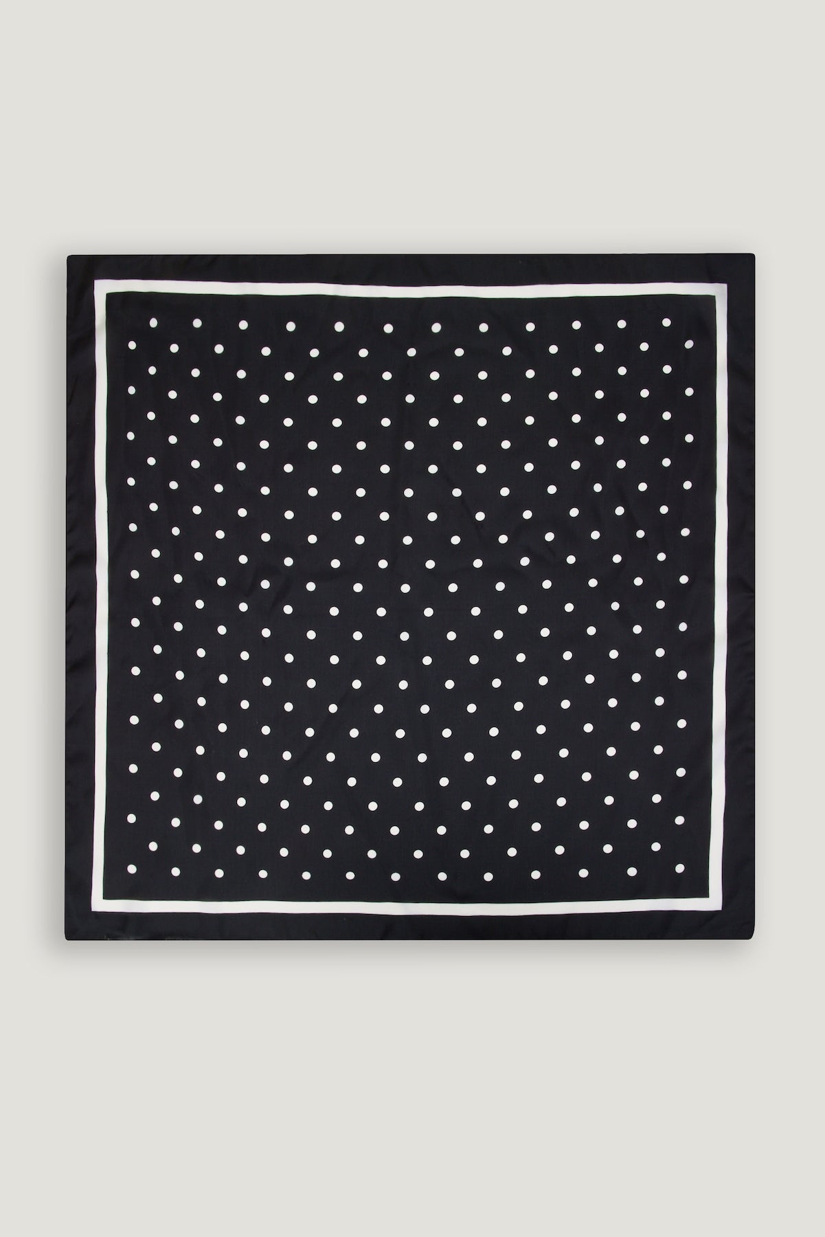 Satin Feel Scarf Black - Dynamite