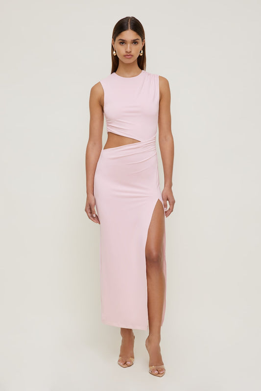 Elia Sculpt Maxi Dress Pink - Dynamite