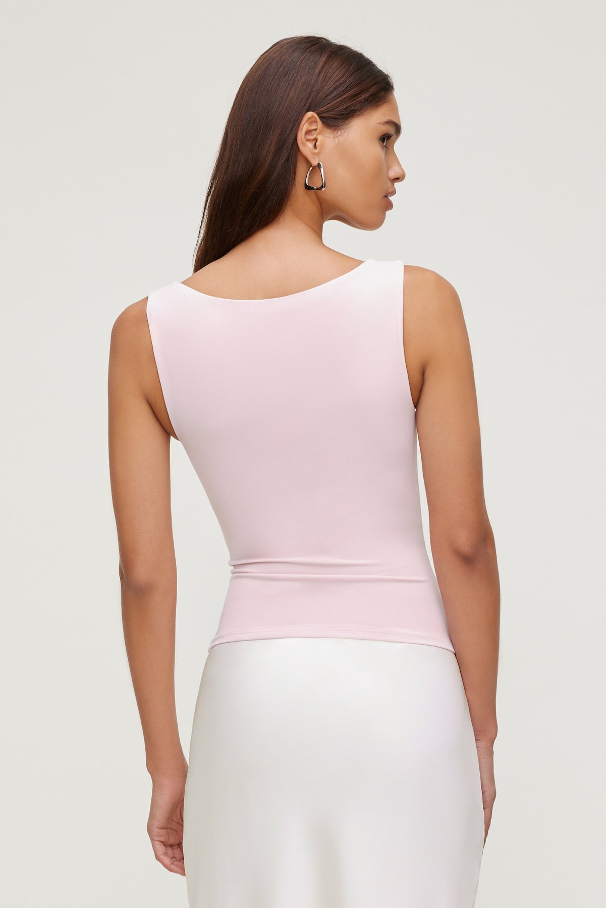 Nola Sculpt Tank Top Pink - Dynamite