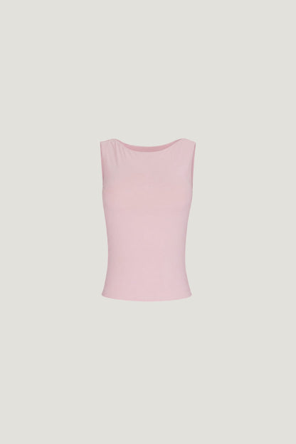Nola Sculpt Tank Top Pink - Dynamite