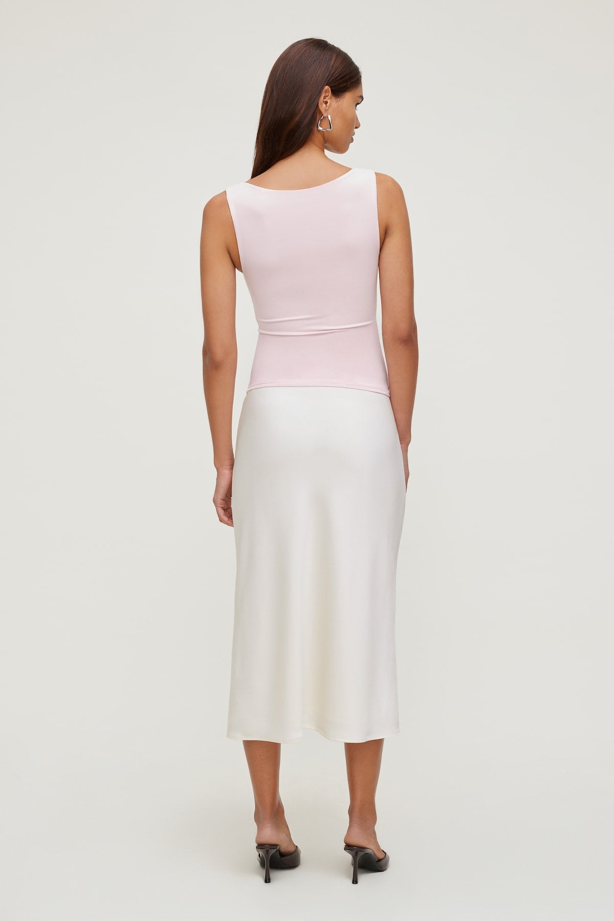 Nola Sculpt Tank Top Pink - Dynamite